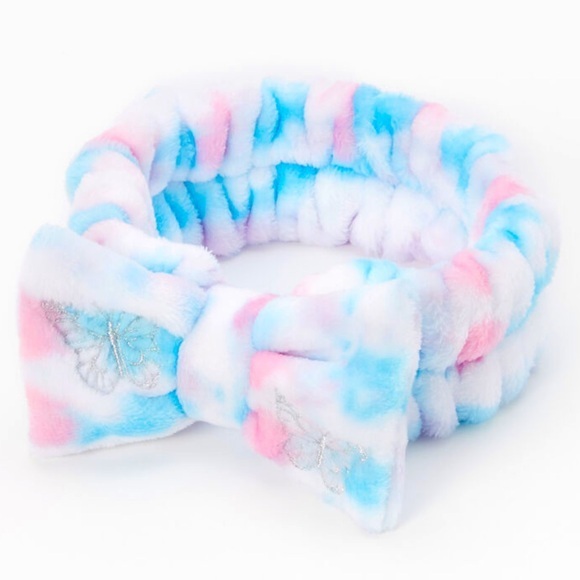 Plush Stretch Spa Bow Headband - Picture 1 of 5